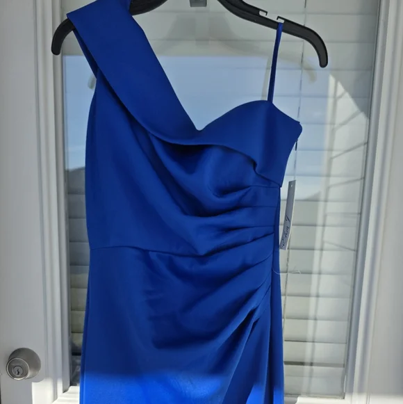 $188 Eliza J Stretch Women Off-the-Shoulder Sleeveless Gown Sz 6 NWT Party - Picture 5 of 13